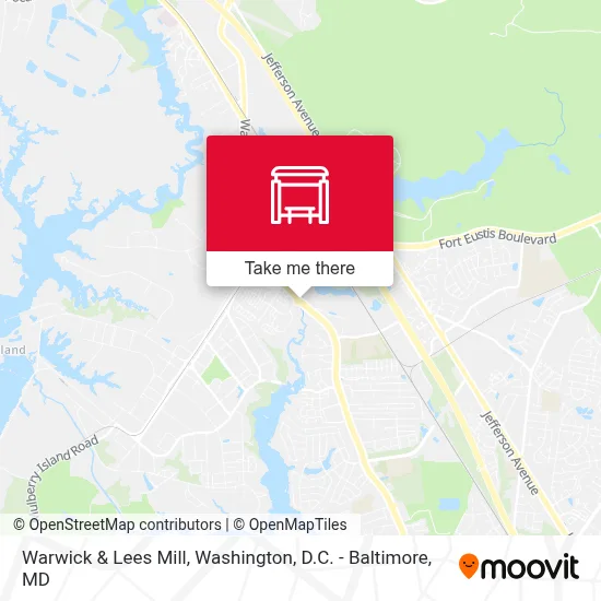 Warwick & Lees Mill map