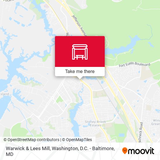 Warwick & Lees Mill map