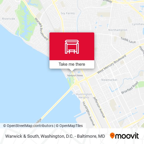 Mapa de Warwick & South
