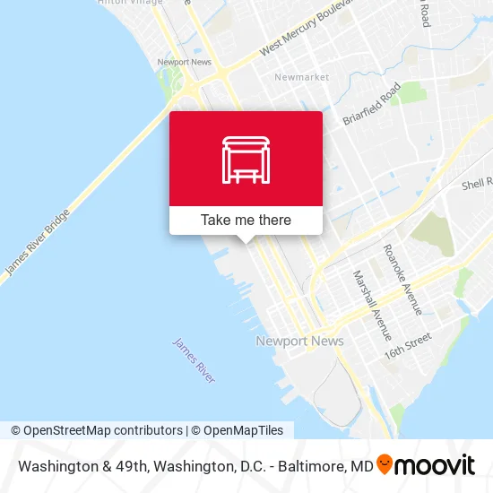 Washington & 49th map
