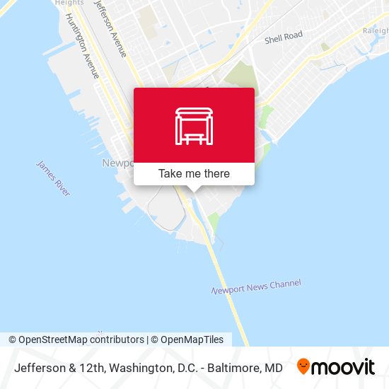 Mapa de Jefferson & 12th