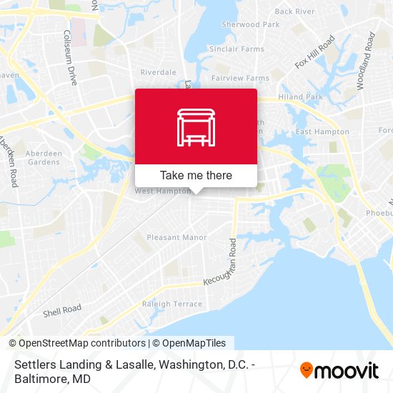 Settlers Landing & Lasalle map