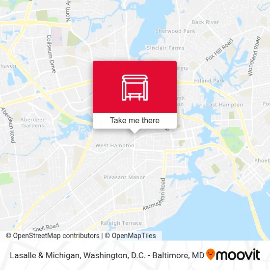 Lasalle & Michigan map