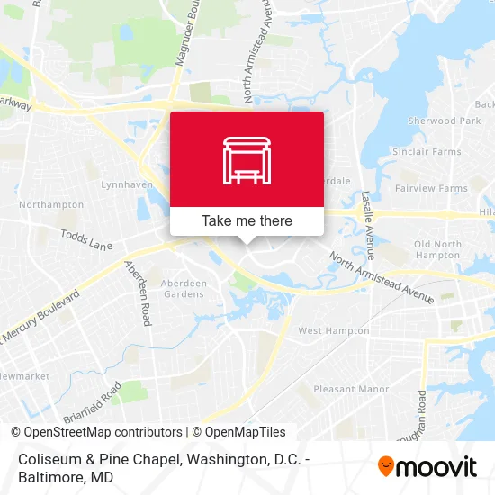 Coliseum & Pine Chapel map