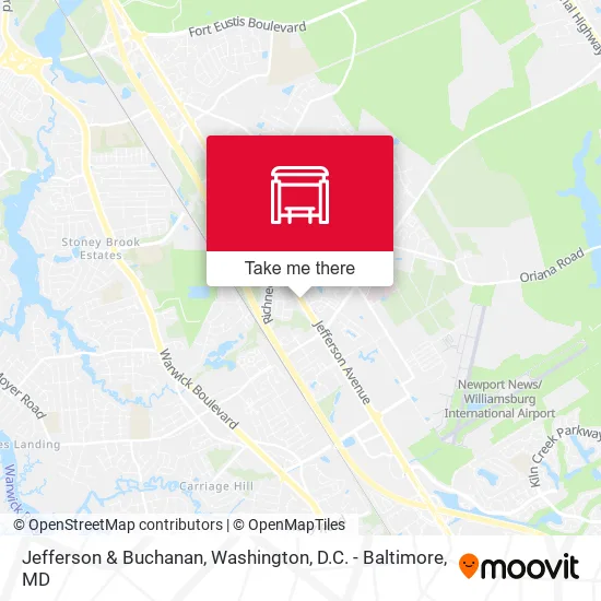 Jefferson & Buchanan map