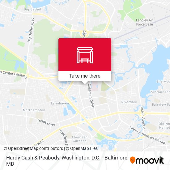 Mapa de Hardy Cash & Peabody