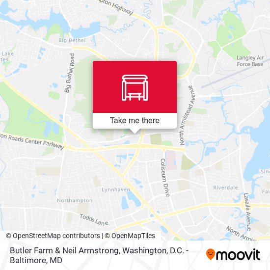 Butler Farm & Neil Armstrong map