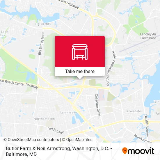 Butler Farm & Neil Armstrong map