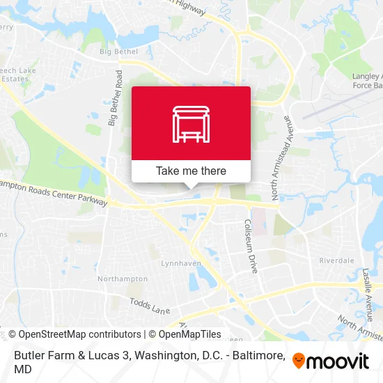 Butler Farm & Lucas 3 map