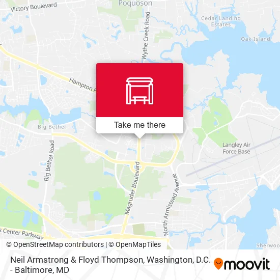 Neil Armstrong & Floyd Thompson map