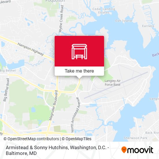 Armistead & Sonny Hutchins map