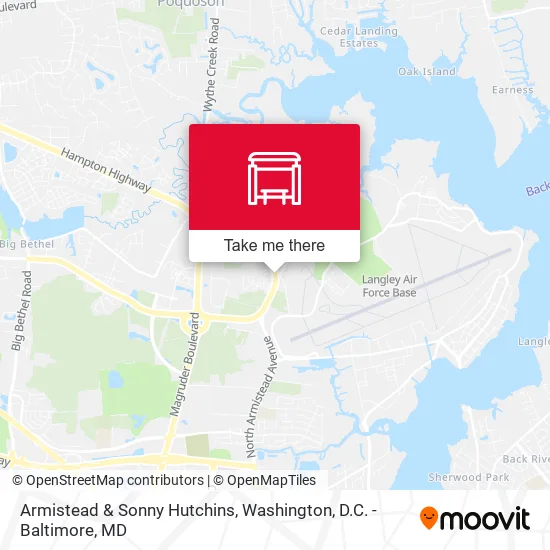 Armistead & Sonny Hutchins map