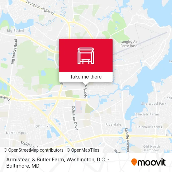 Armistead & Butler Farm map