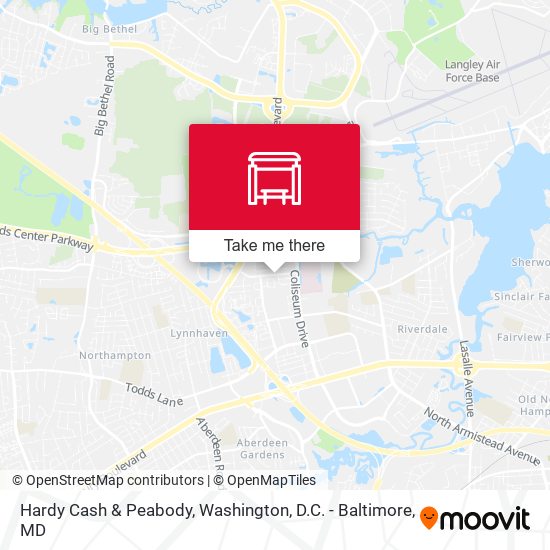 Mapa de Hardy Cash & Peabody