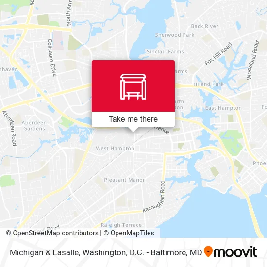 Michigan & Lasalle map