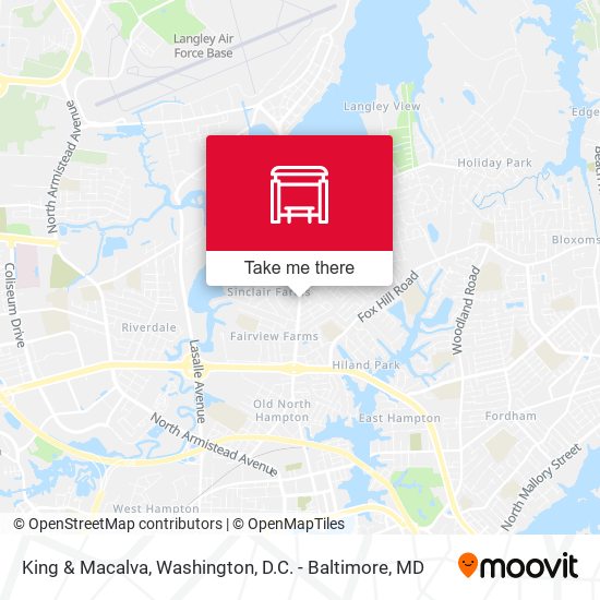 King & Macalva map