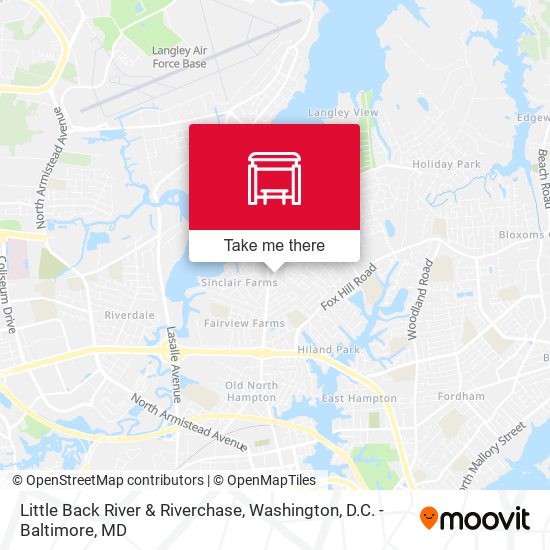 Little Back River & Riverchase map