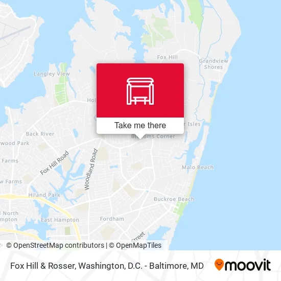 Fox Hill & Rosser map