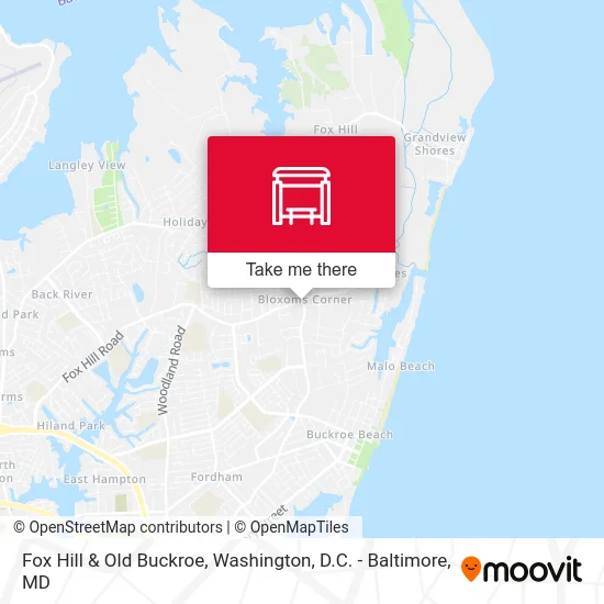 Fox Hill & Old Buckroe map