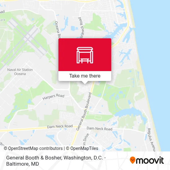 General Booth & Bosher map