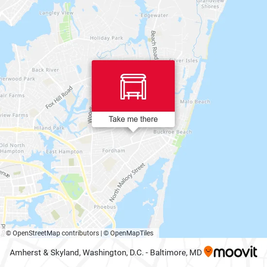 Amherst & Skyland map