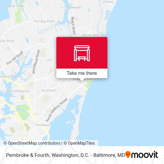 Pembroke & Fourth map