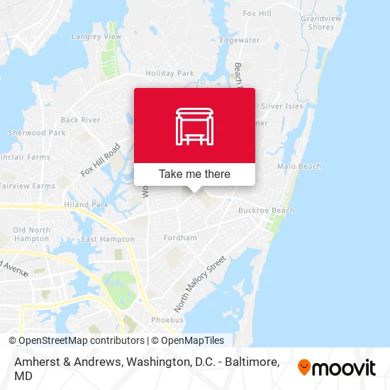 Amherst & Andrews map