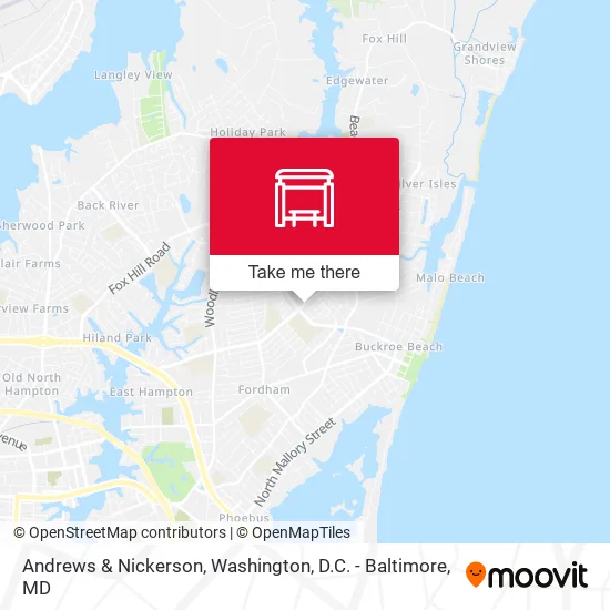 Andrews & Nickerson map