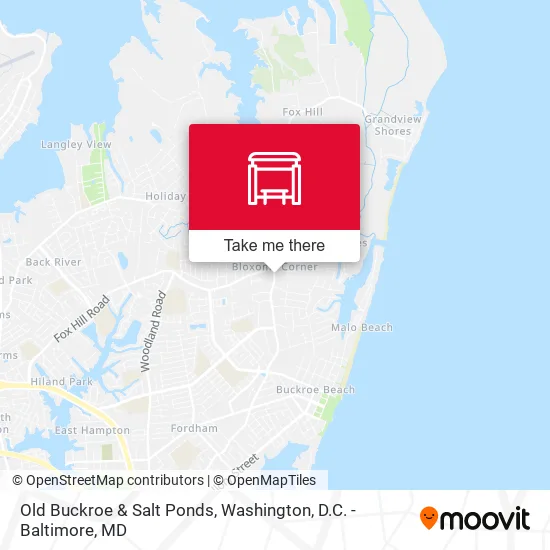 Old Buckroe & Salt Ponds map