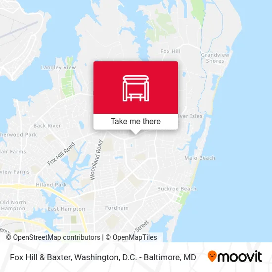 Fox Hill & Baxter map