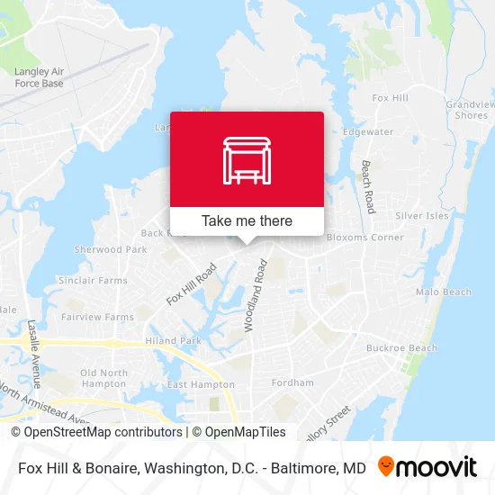 Fox Hill & Bonaire map
