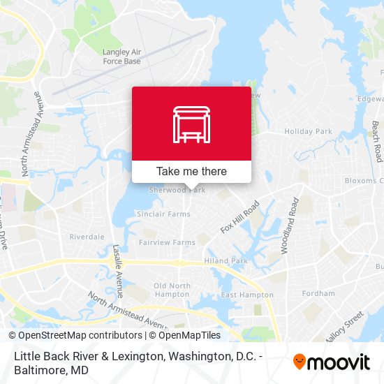 Mapa de Little Back River & Lexington