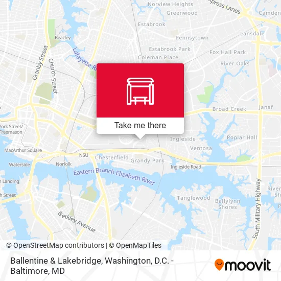 Ballentine & Lakebridge map