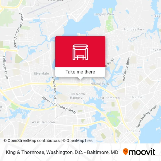 King & Thornrose map