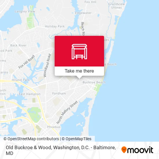 Old Buckroe & Wood map