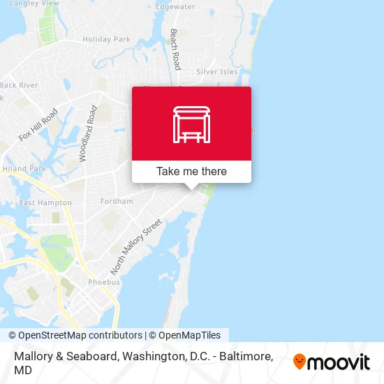 Mallory & Seaboard map