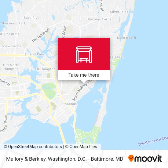 Mallory & Berkley map