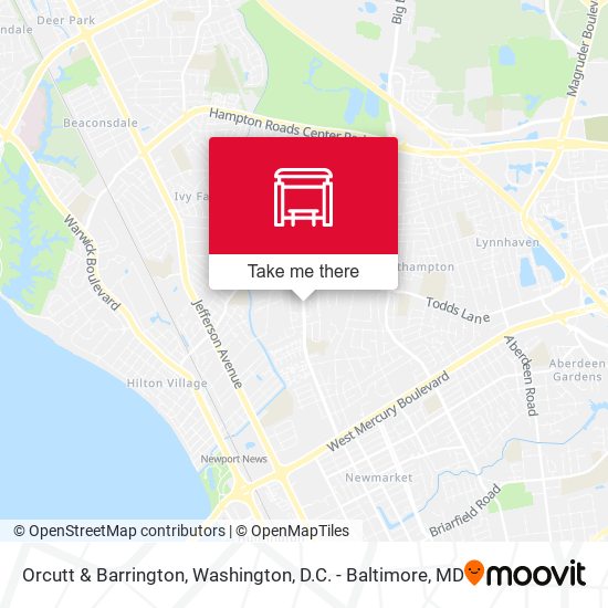 Mapa de Orcutt & Barrington