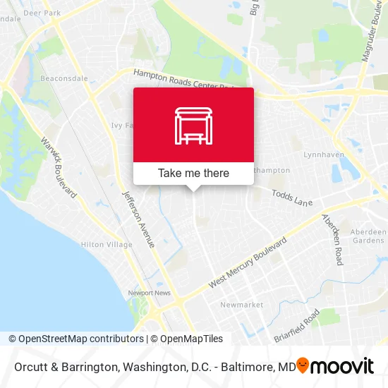 Orcutt & Barrington map