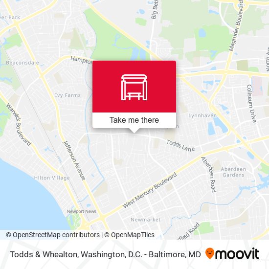 Todds & Whealton map