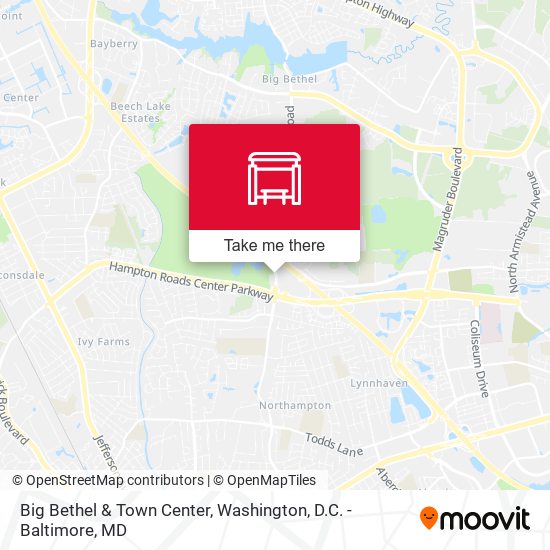 Mapa de Big Bethel & Town Center