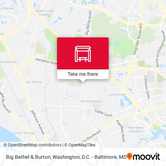 Mapa de Big Bethel & Burton