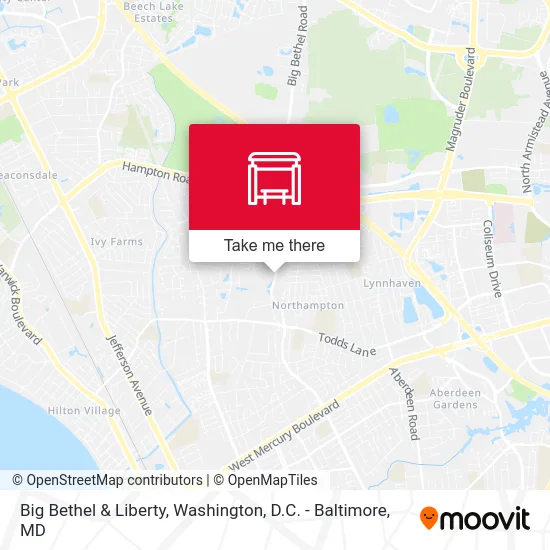 Big Bethel & Liberty map