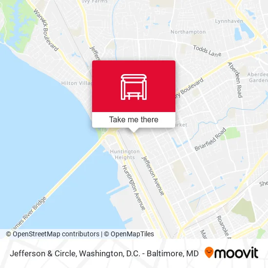 Jefferson & Circle map