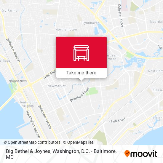 Big Bethel & Joynes map