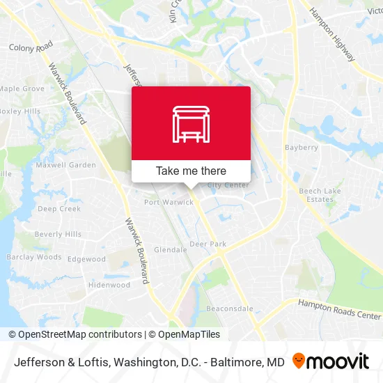 Jefferson & Loftis map