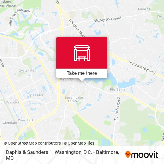 Daphia & Saunders 1 map