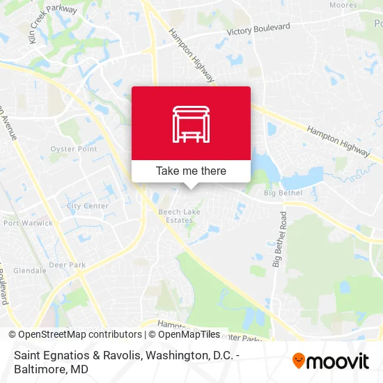 Saint Egnatios & Ravolis map