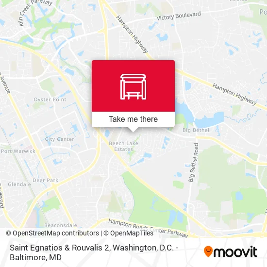 Saint Egnatios & Rouvalis 2 map