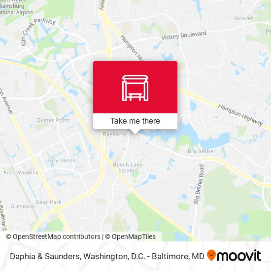Daphia & Saunders map